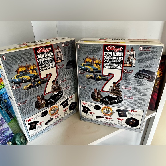 2 SEALED Kellogg’s Comm DALE EARNHARDT 1995 Boxes - Picture 3 of 13